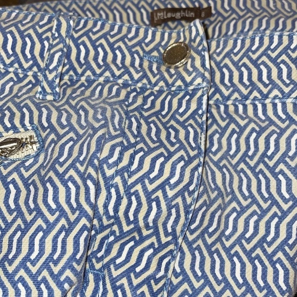 J. McLaughlin jeans  Baxter style Jeans Navy Sand Size 6 - Picture 5 of 12